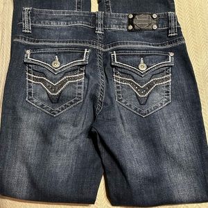 🖤 Harley-Davidson  embellished/ embroidered low rise jeans 10 petite